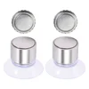 2 Sets Simple Magnetic Soap Holder Car Mount Wall Mounted Rack Hanging Bathroom Stainless Steel Suction Miss Holders 5