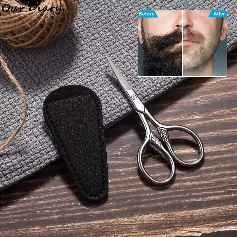 

1Pc Stainless Steel Small Makeup Grooming Scissors Eyebrows For Manicure Nail Cuticle Beard And Mustache Trimmer Nose Hair Tool