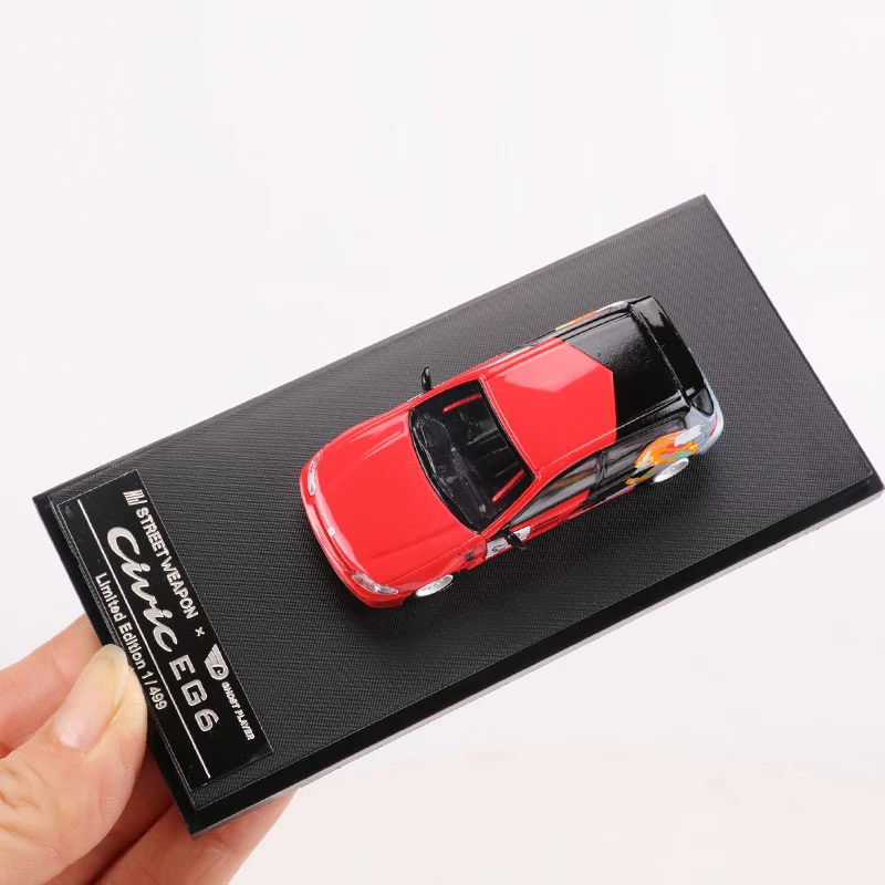 STREET WEAPON 1/64 HONDA CIVIC 499台限定 STREET WEAPON 1/64 CIVIC EG6 Alloy Model Car Limited Edition
