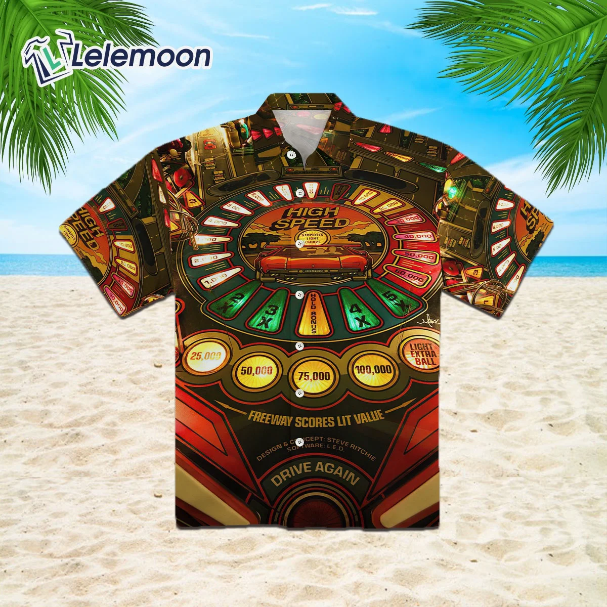 Hawaiian Shirts for Men Monster Cartoon Character Kawaii Shirts Beach Short Sleeve Summer Casual Button Up Hawaii