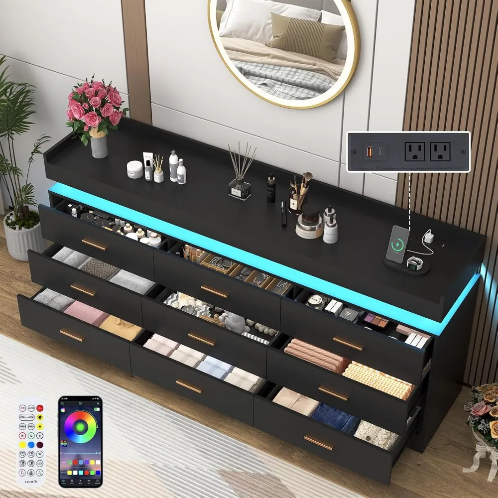 LED Charging Dresser 4