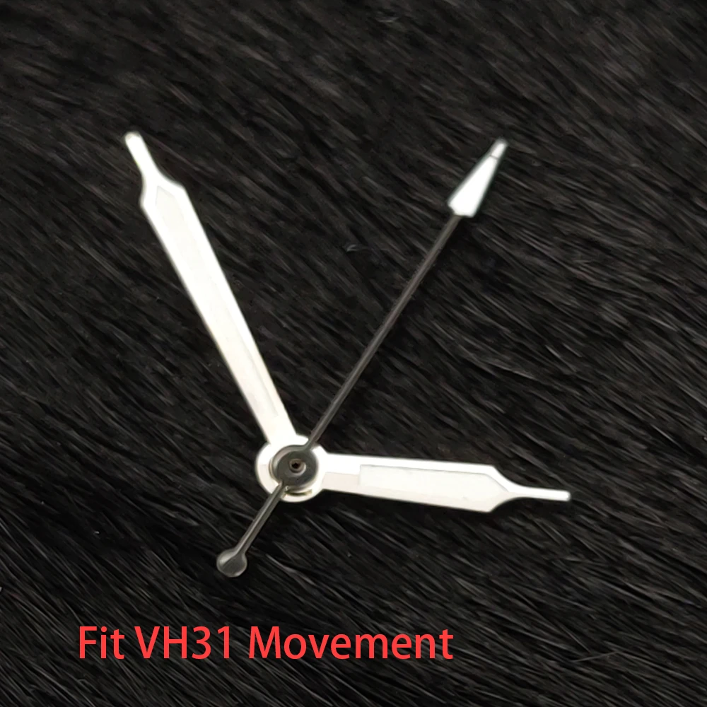 Green Luminous Silver Watch Hands Replacement Parts