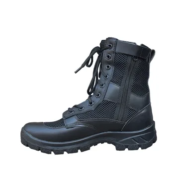 Stivali da uomo invernali scarpe da uomo da combattimento Sport all'aria aperta Climb Mountains Cross Country Sneakers da uomo Fashion Male High Boot 1