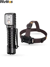  Wurkkos HD15 Headlamp 2A Rechargeable 18650 Headlight 2000lm Dual LED LH351D SST20 USB Reverse Charge Magnetic Tail Camp Light 