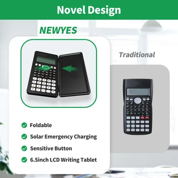 Scientific Calculator With Writing Tablet 991MS 349 Functions Engineering Financial calculator For School Students Office