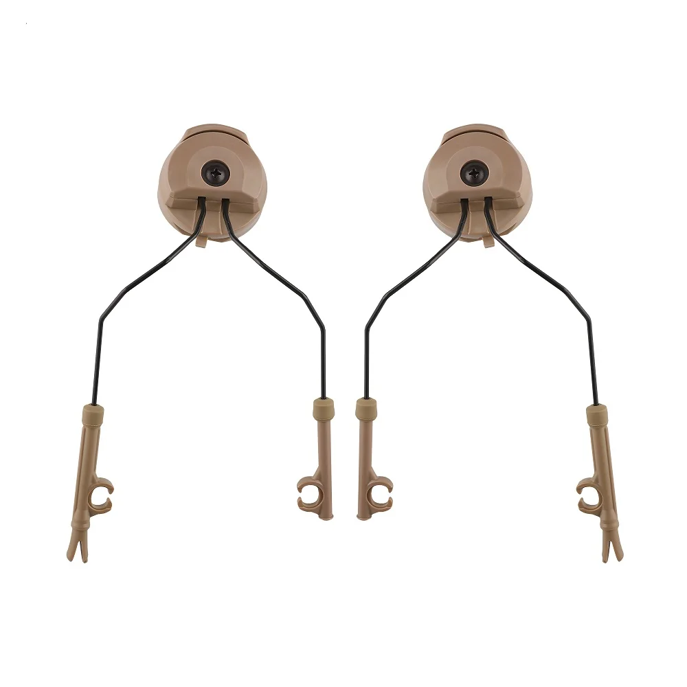 Tactical Headset Bracket Fast Ops Core Helmet ARC Rail Adapter Set Comtac II Series Military Noise Cancelling Headset