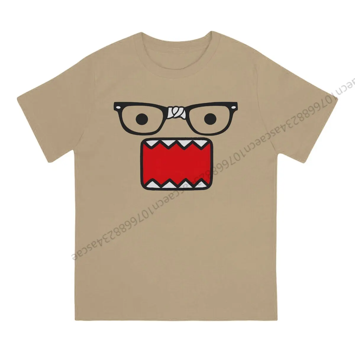 Domo Glasses Face Tshirt Graphic Men Tops Vintage Summer