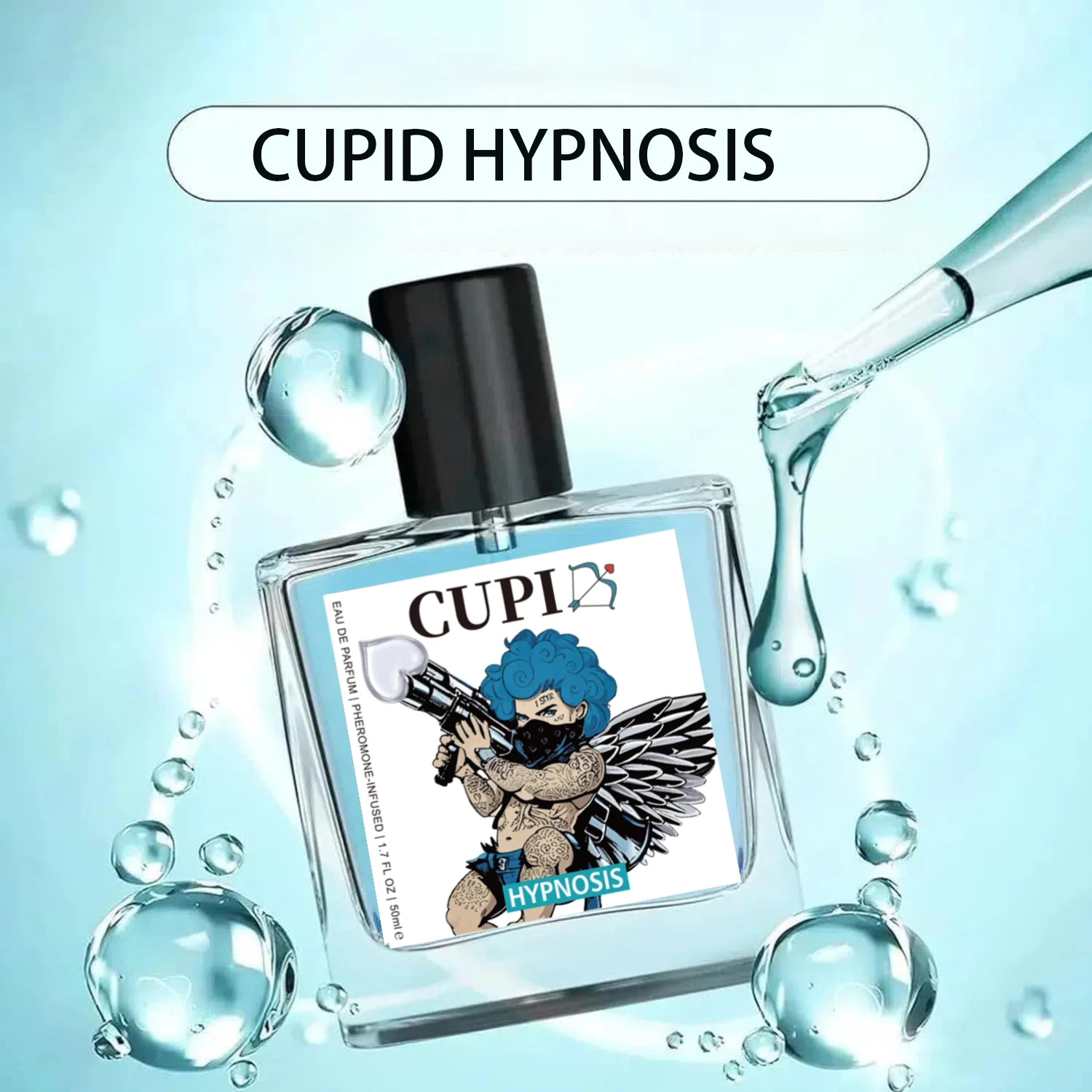 50ML Original Cupid EDP Hypnosis Pheromone Infused Cologne For Men