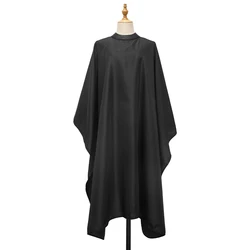 Professional Waterproof Silicone Barber Apron and Salon Cape (Black)