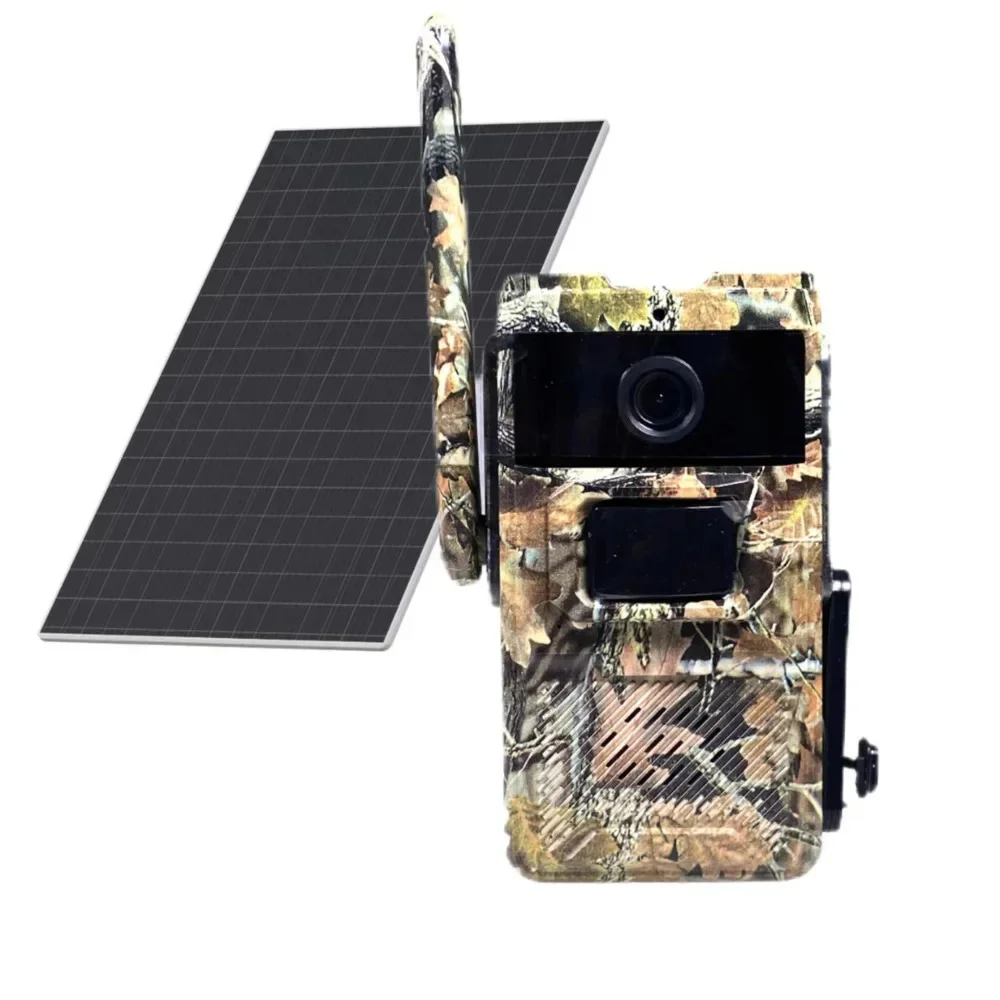 IP66 Waterproof 4G Hunting Camera Ucon Mobile Phone Remote Detection 4MP Infrared Night Vision Solar Monitoring With Solar Panel
