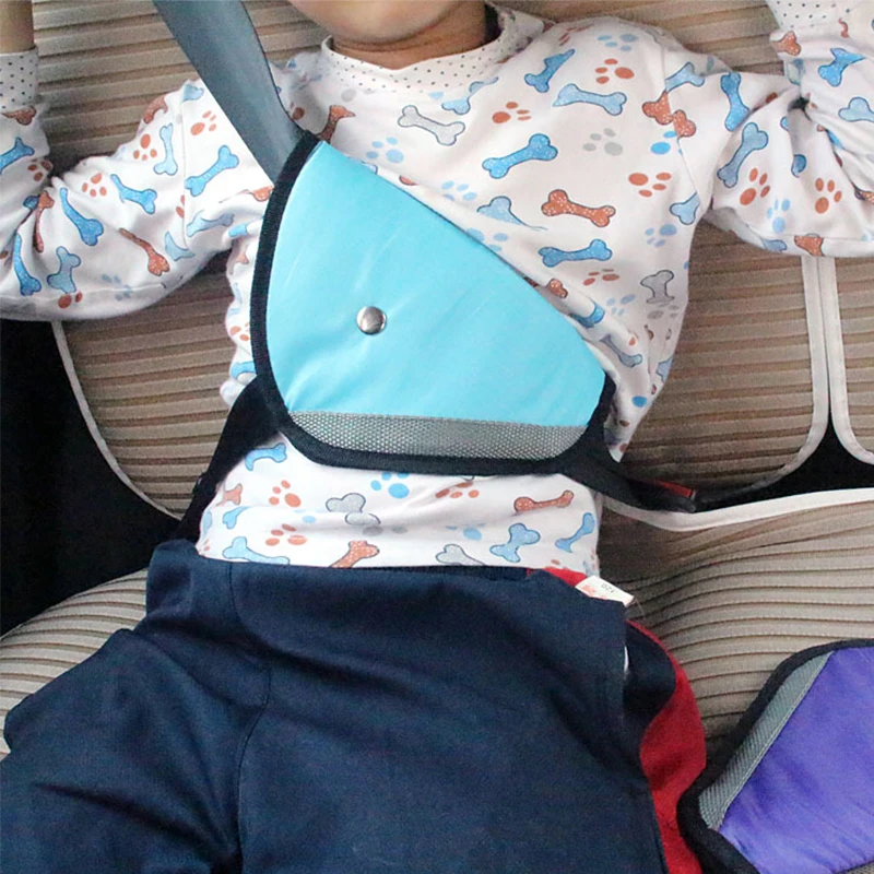 Universal Car Safe Fit Seat Belt Sturdy Adjuster Car Safety Belt Adjust Device Triangle Baby Child Protection Baby Safety seat belt adjuster seat belt protection seat belt protector