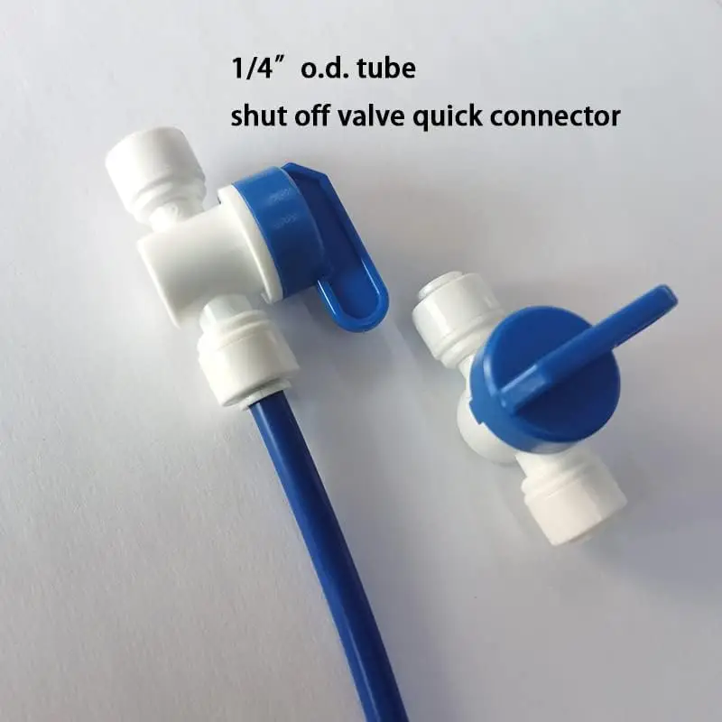 1/4 inch O.D. Length 32.8ft(10 meters) RO Water Tubing, Hose Pipe for RO Water purifiers System,+ 1/4 O.D quick connector 10pcs