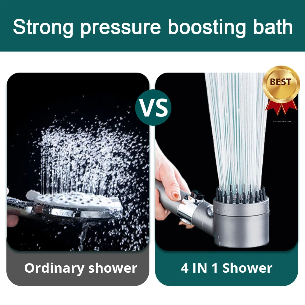 Xiaomi Mijia New High Pressure Shower Head 3 Modes Adjustable Showerheads with Filter Water Saving One-Key Stop Spray Nozzle 5