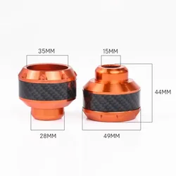 Premium Electric Scooter Accessory: Shock - Absorbing Crash Protection Pads (Orange1)