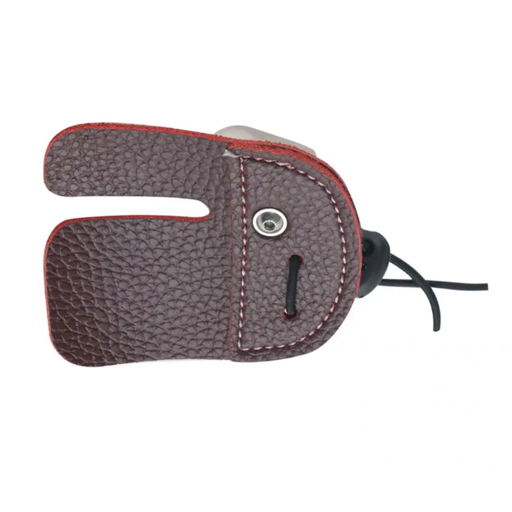 Practical Archery Finger Tab Reliable Sweat-resistant Exquisite Appearance Shooting Practice Gear Finger Tab