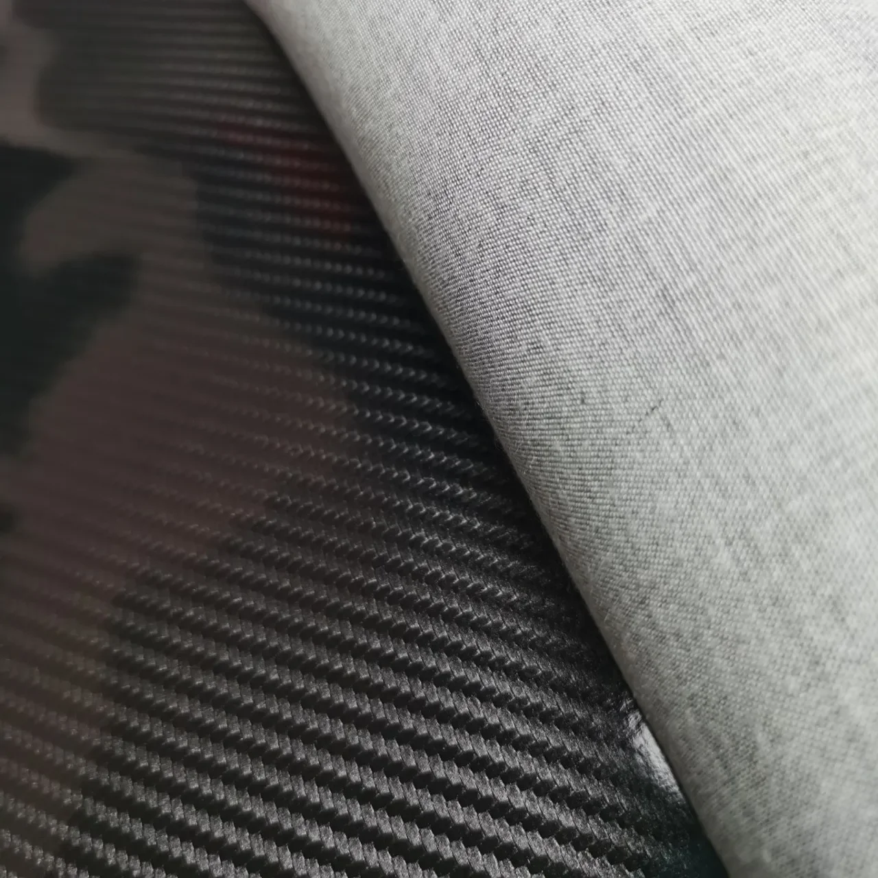 Mirror Highlight Carbon Fiber Car Leather PU Leather Interior Sports Steering Wheel Box Artificial For Clothing