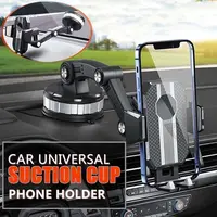 Universal Dashboard/Windshield/Window Phone Holder One-Button Pop-up Strong Suction Suction Cup Cell Phone Holder Stand - Image 3