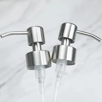 Ugello per testa dispenser per pompa di sapone liquido a mano in acciaio inossidabile 304 per accessori per dispenser di shampoo per sapone in schiuma da cucina per bagno 1