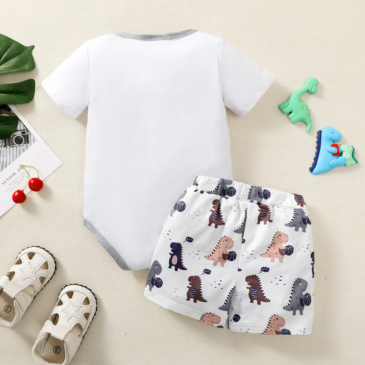 Baby Boys Dinosaur Outfit Set 6