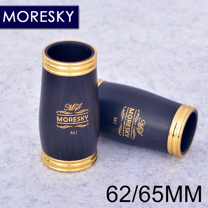 MORESKY Professional Ebony Clarinet Bb 17 Key Silver Plated Copper Grenadilla Wood Sib Klarnet M1&middot;a