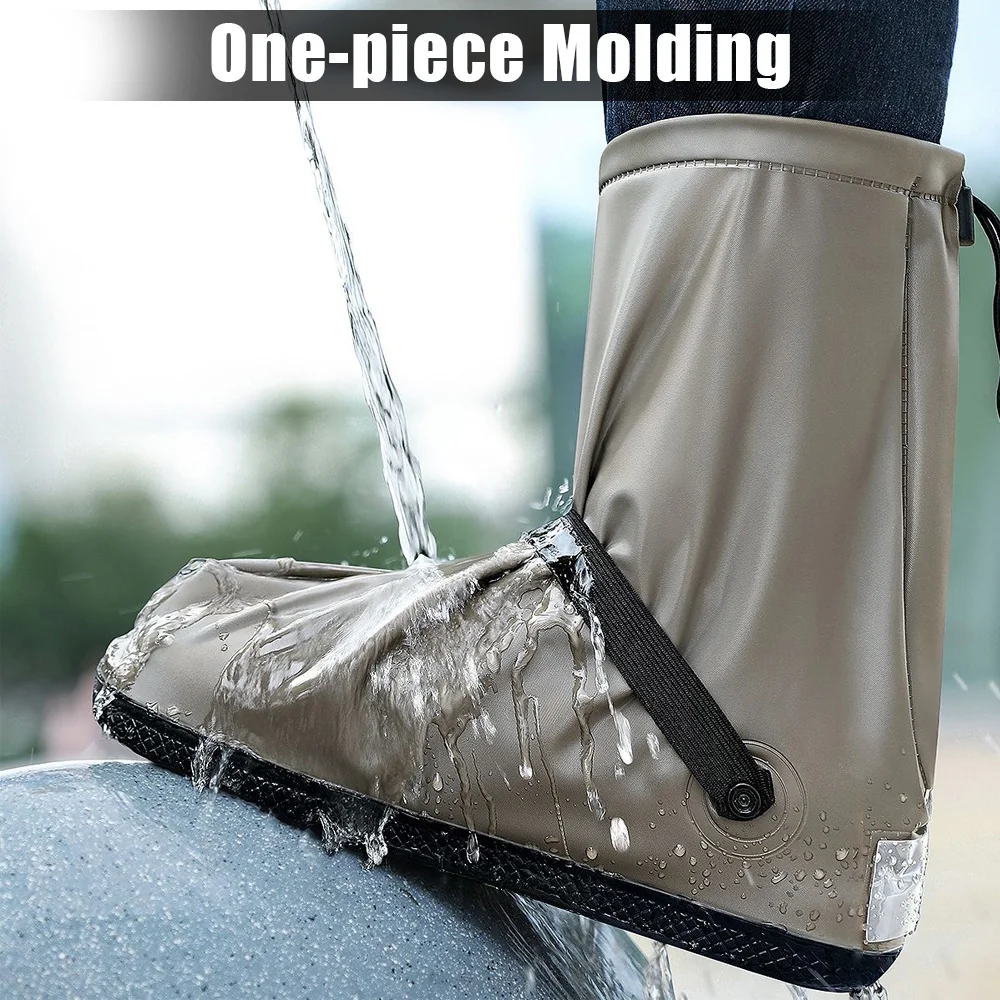 L/XL/XXL/XXXL Boot Covers 1 pair Waterproof Rain Shoes Cover Unisex Shoes Protectors Motorcycle Scooter for Rainy Snowy Day