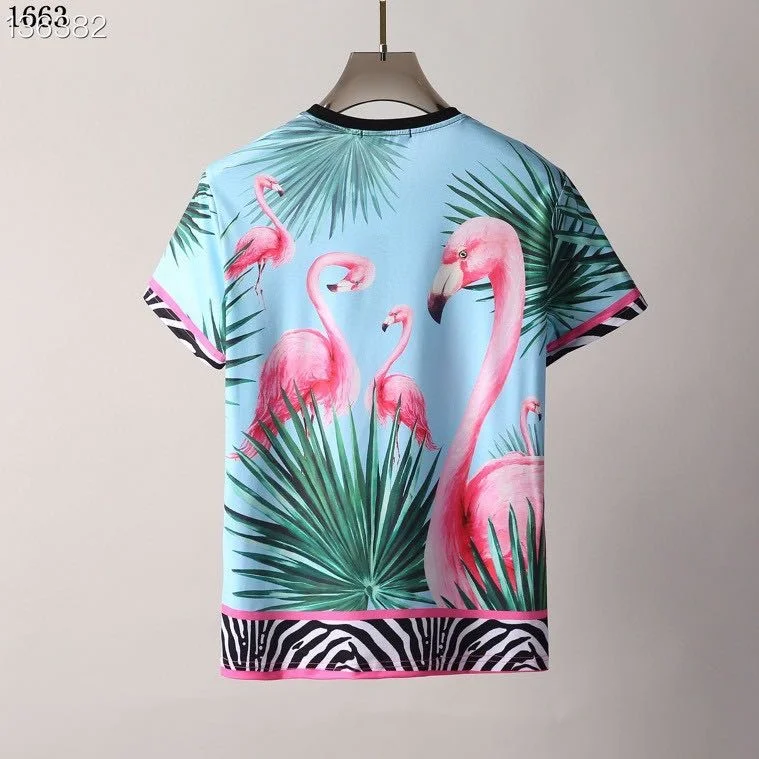 

Fashion rk225 Men's Tops & Tees 2022 Runway Luxury famous Brand European Design Print party style T-Shirts Men's Clothing