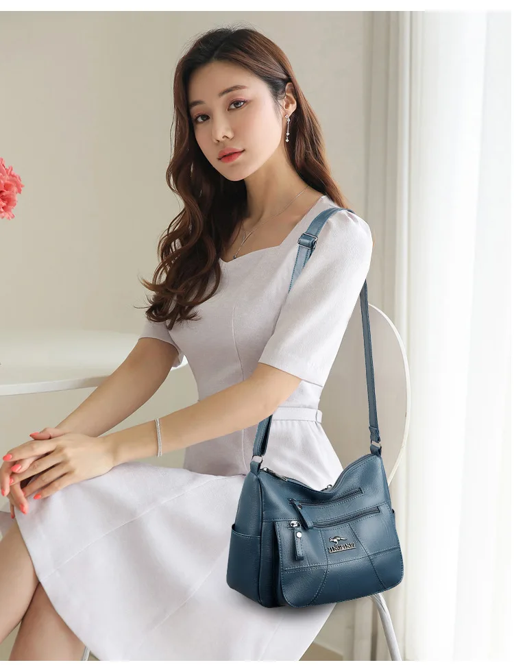 Borsa a tracolla donna in vera pelle borsa designer a spalla_voghion.com