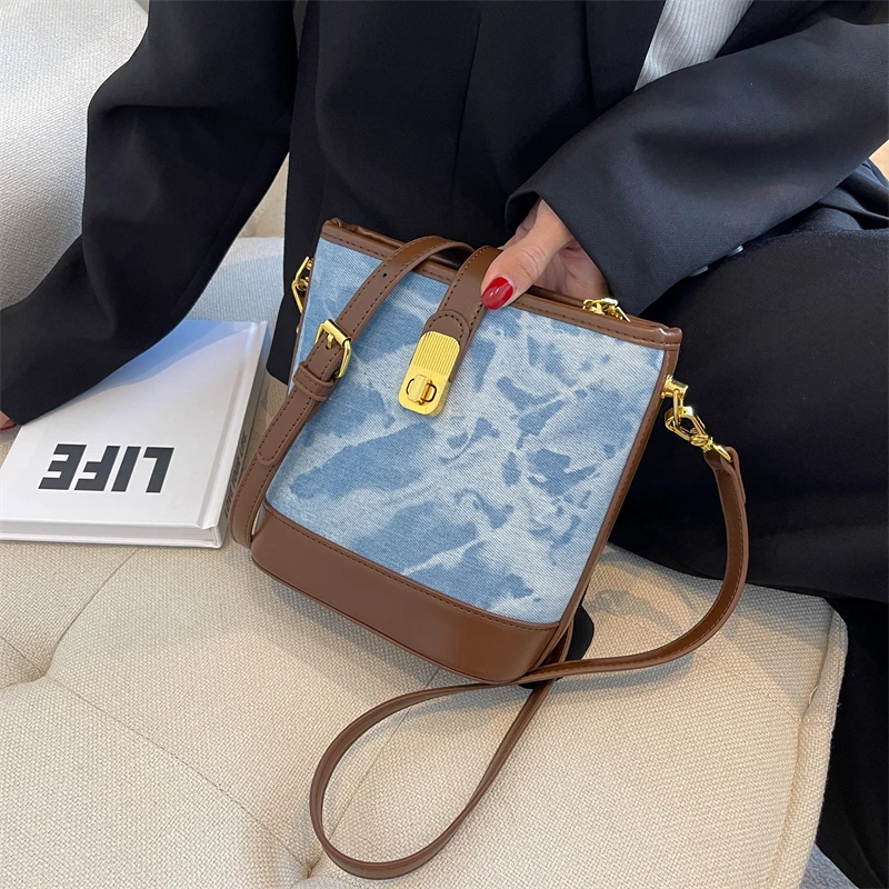 

Джинсовые сумки для женщин 2022, кошельки и сумочки, роскошная дизайнерская женская сумка через плечо, модная женская сумка