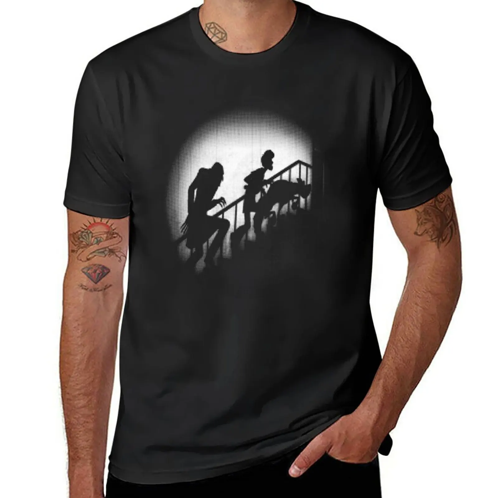 

Nosferatu - The Mystery Hunter T-Shirt vintage plus size tops sports fans mens tall t shirts