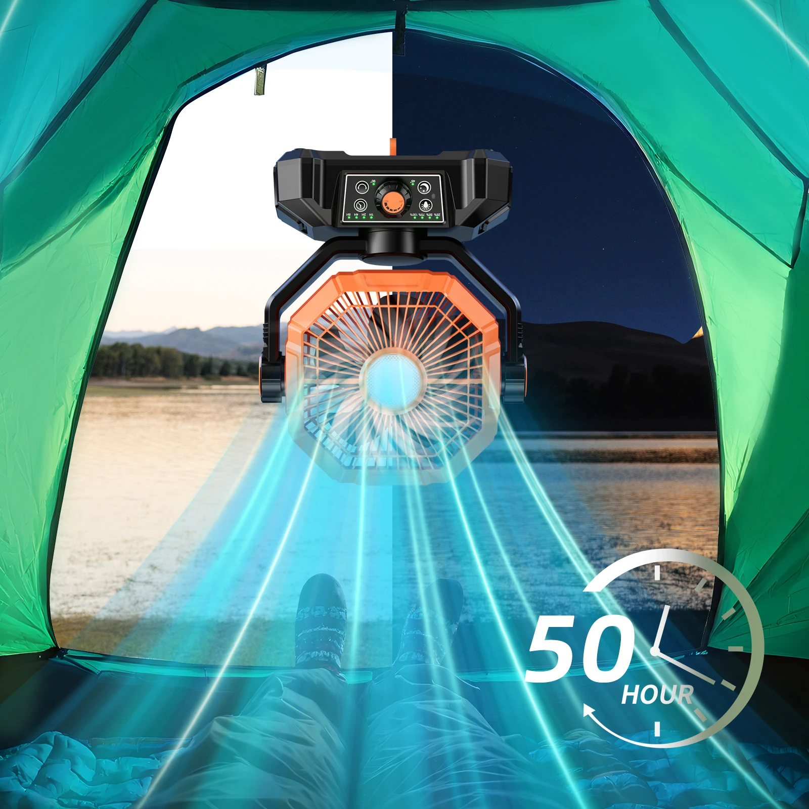 20000mAh Camping Fan Lantern 4