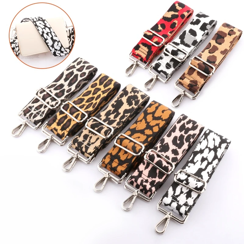 Deepeel Women 2.5cm Narrow Bag Strap Fashion Colorful Leopard Shoulder Crossbody  Straps Accessories Female Adjustable Bags Belt