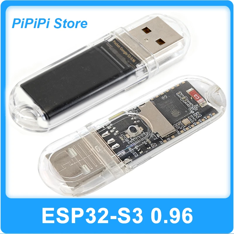 ESP32 S3 دونغل مجلس التنمية مع 0.96 بوصة ST7735 IPS شاشة الكريستال السائل شاشة ESP32-S3R8 رقاقة 8 ميجابايت PSRAM 16 ميجابايت فلاش لاردوينو