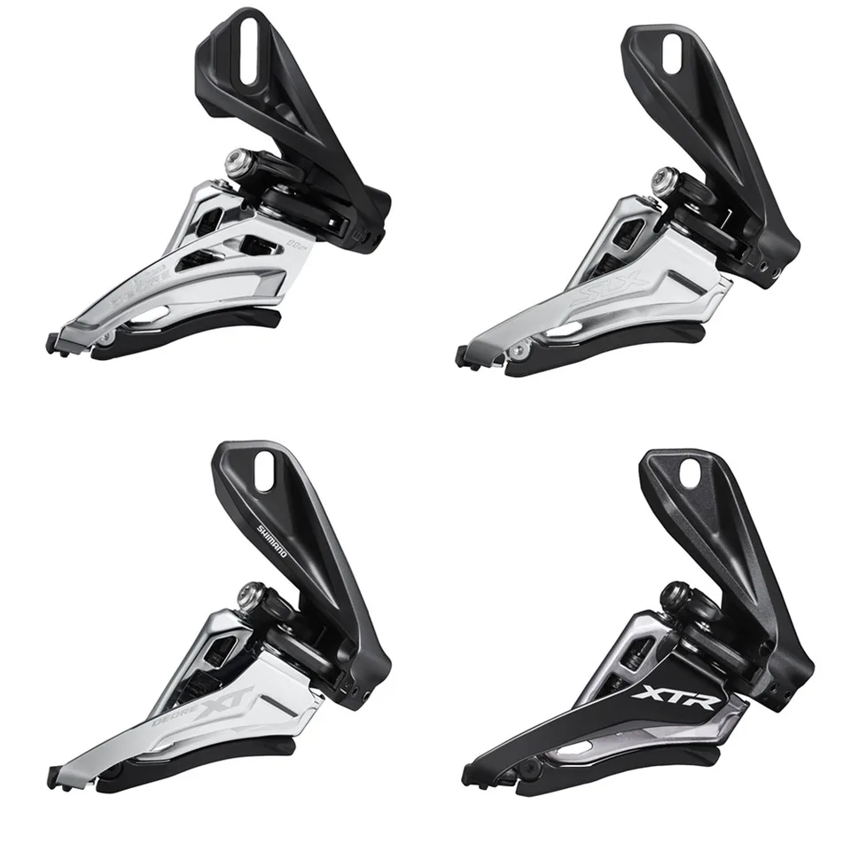 Cantilever Shimano Dérailleur Avant Shimano Deore FD-M6025 - Pour Transmission 2x10 Vitesses, Type Balancier Latéral Xtr Shimano
