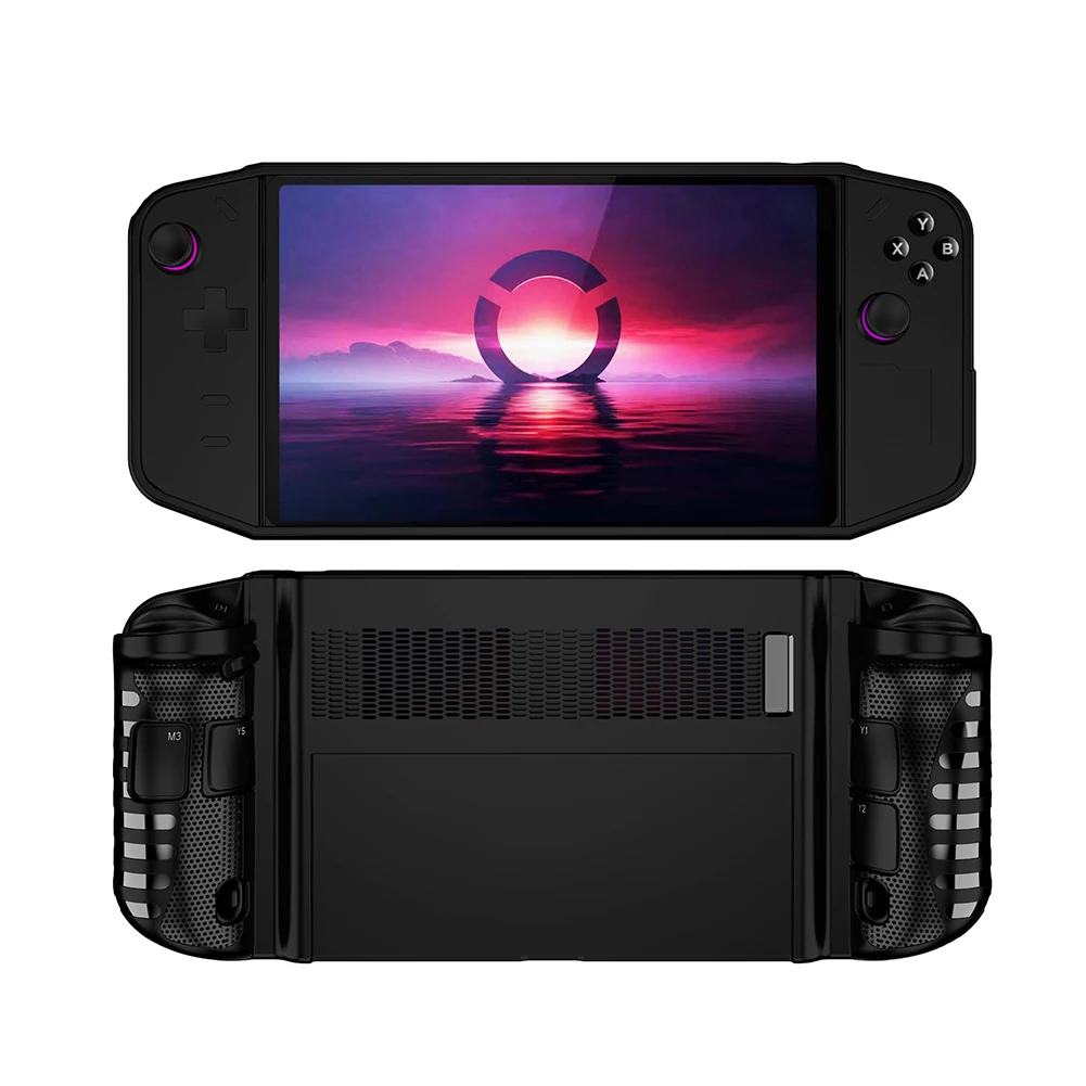 TPU 충격 방지 보호 케이스, 킥 스탠드 보호 슬리브, 낙하 방지 미끄럼 방지, Lenovo Legion GO 게임 액세서리