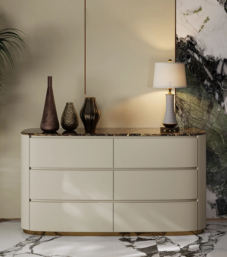

Light luxury chest of drawers high-end living room