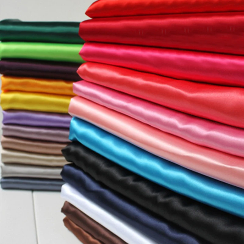 4 x 100 cm schmaler Schal aus Satin-Seide, Halstuch, solide Halstücher, langer dünner Seidenschal, Krawatte, schwarzes Taschenband, Stirnbänder, Halsband – Detail 16