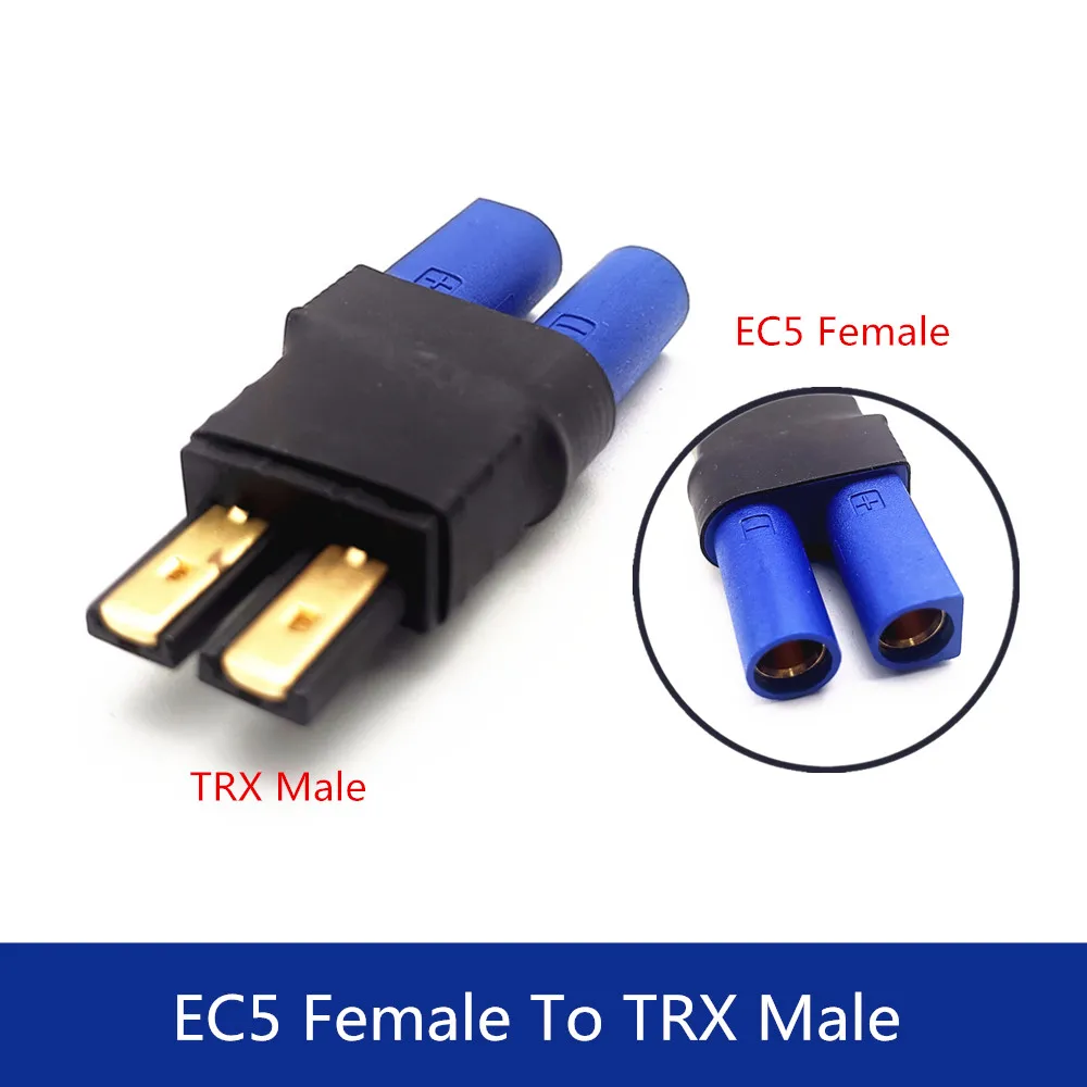 Universal Female to Male Connector Adapter for RC Models - Ideal for Cars, Airplanes, Drones, and Boats