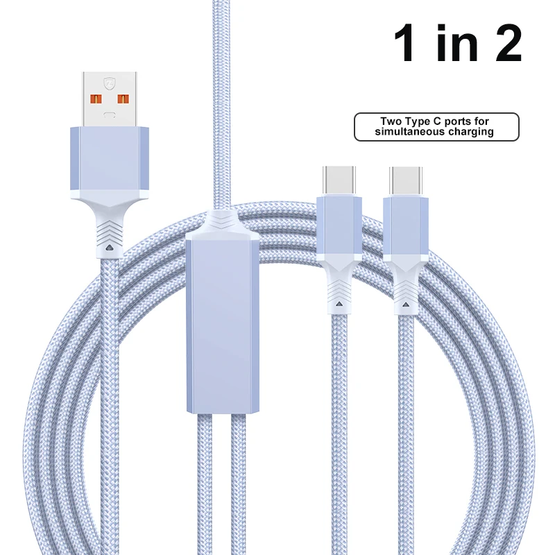 Dual-Purpose Braided USB Charging Cable - Fast Charge