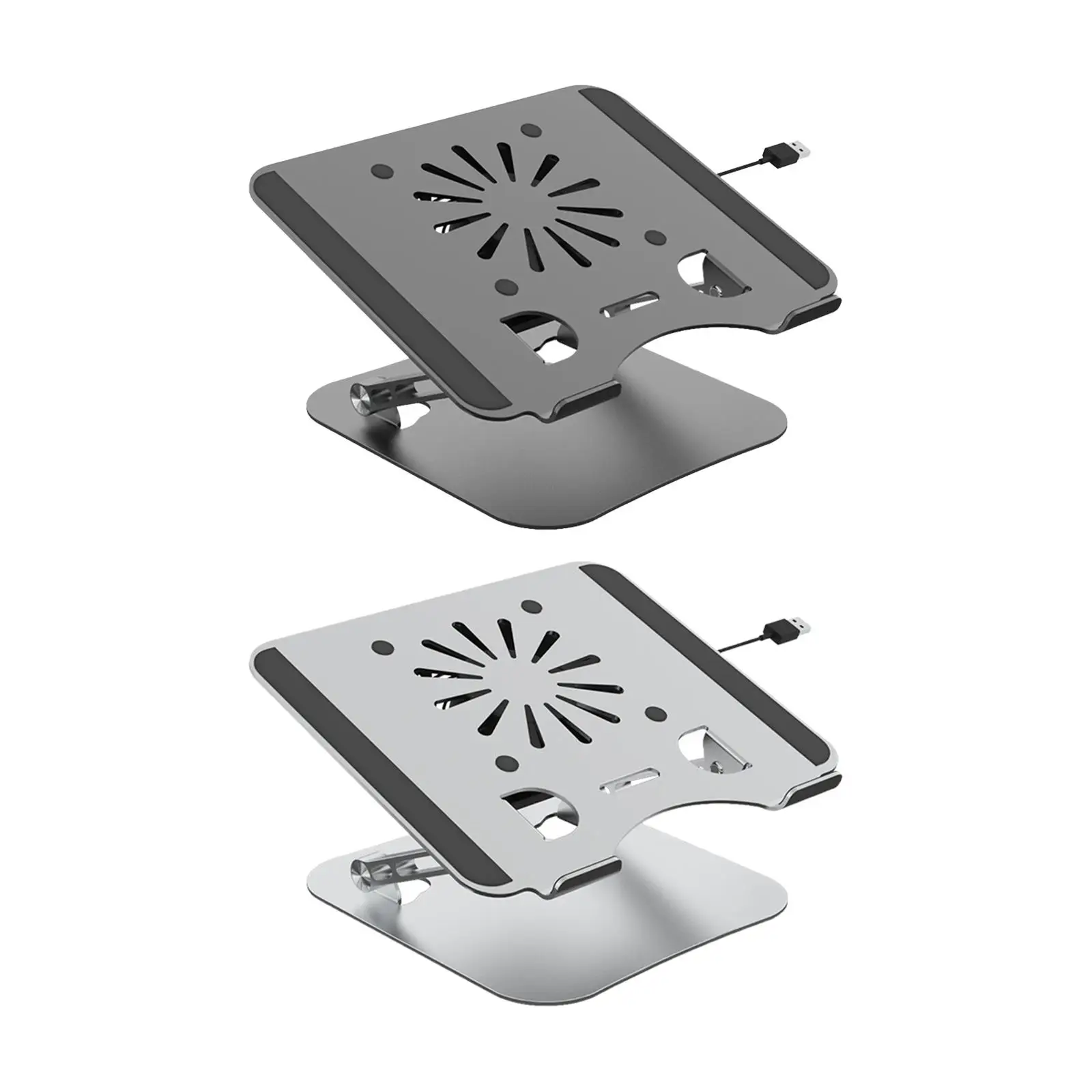 

Laptop Cooling Pad Universal Prevent Overheating Ergonomic Notebook Metal Mount Computer Holder Riser for Office Table Home