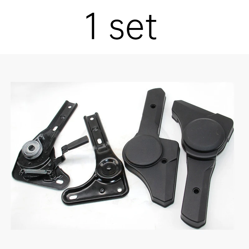 Seat lever handle set adjustable risers side seat brackets angle