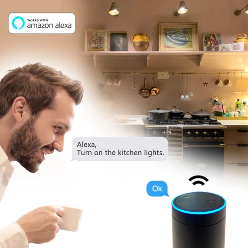 LED 스마트 전구, 컬러 변경 알렉사 라이트, RGB 스마트 램프를 Alexa, E27 B22 기본, 16 Million 색상, Dimmable 2