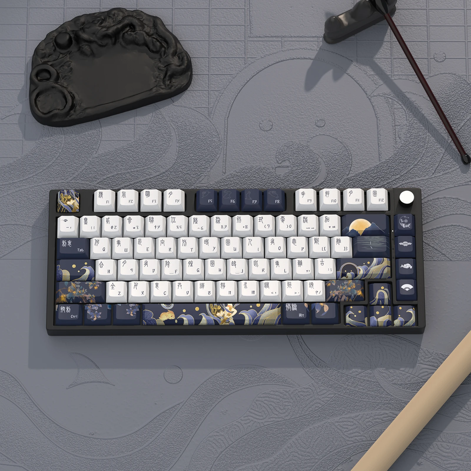 Perfil cereja, Pbt Keycaps, Switch MX, dz60,