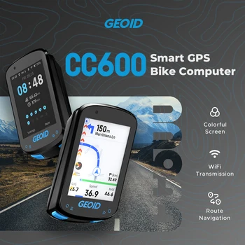 GEOID CC600 Navigazione percorso Computer GPS per bicicletta 11 lingue Tachimetro bici wireless Contachilometri automatico WIFI ANT +