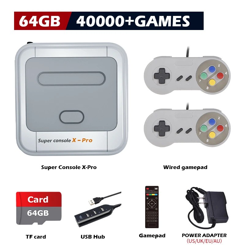 Super console X-Pro 64GB（ワイヤレスコントローラー版） - テレビゲーム