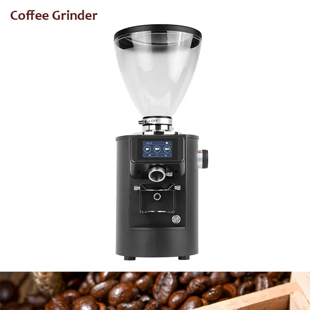 Large Commercial Coffee Bean Grinder Italian Coffee Grinder Electric Big Grinding Machine 1