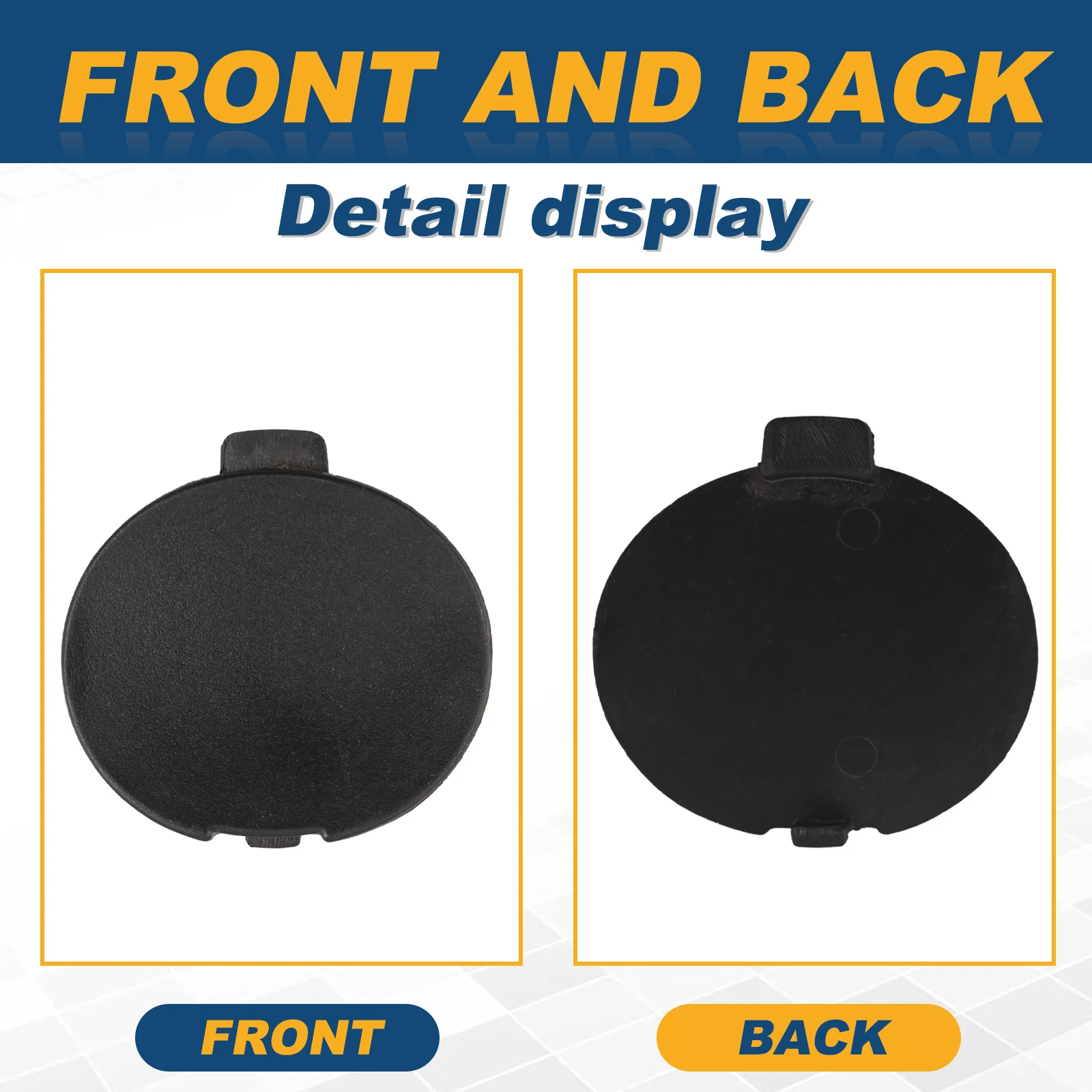 Rear Bumper Tow Hook Cap Towing Eye Cover For Mazda CX-5 2013- KD53-50-EK1A-9U KD53-50-EK1A Car Accessories car rear bumper hook cover