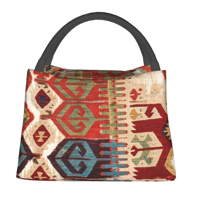 Handmade Turkish Kilim Bag, Vintage Bohemian Shoulder Bag