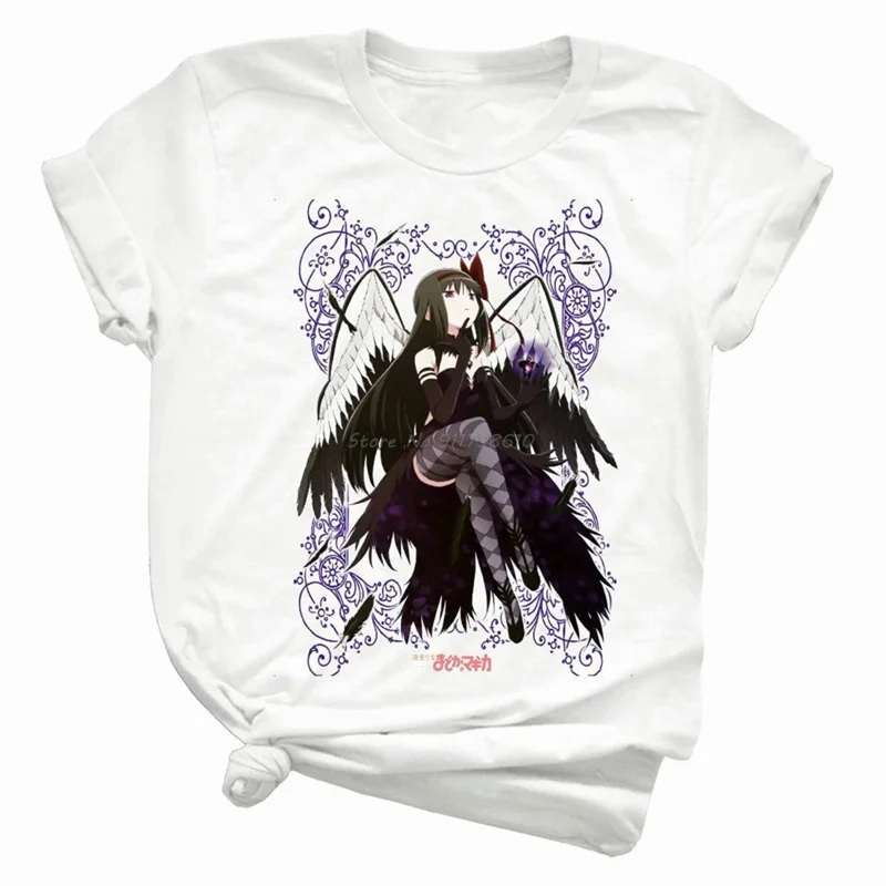 

Homura Puella Magi Madoka Magica 48 унисекс футболка для мужчин или женщин Винтажная Ретро рубашка на заказ