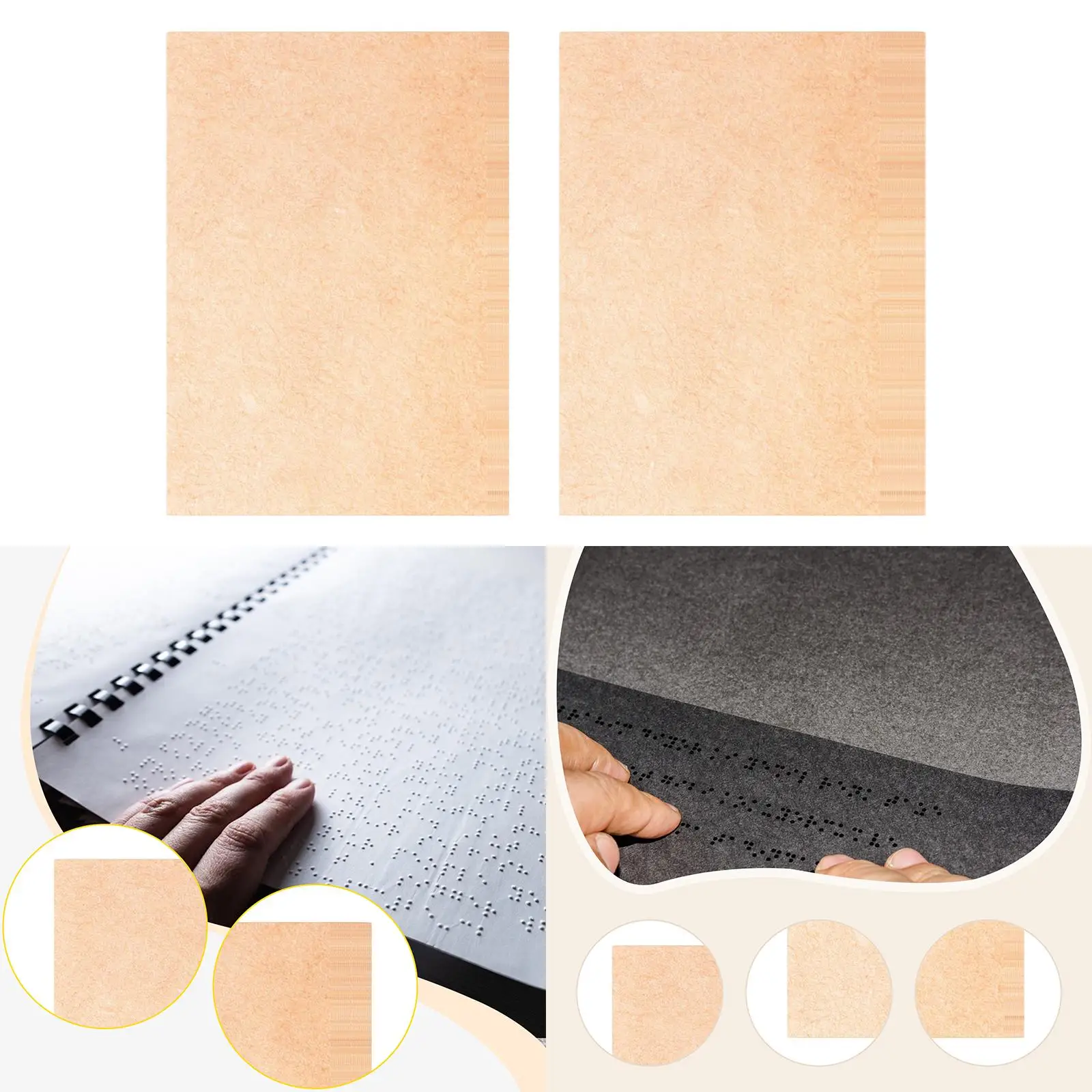 가정용 견고한 방 학교용 A4 점자 종이 연습 필기 용지