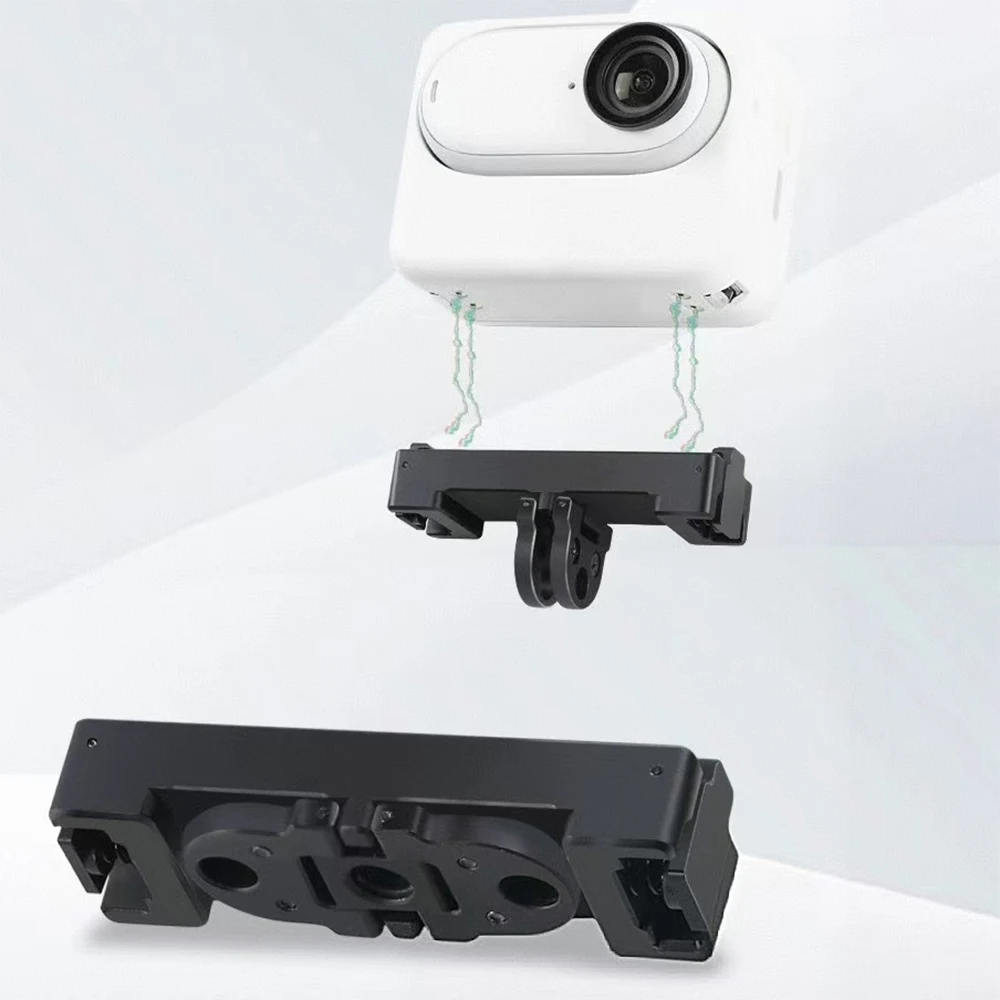 Aluminium Alloy Quick Release Mount - for Insta360 GO 3 Action Camera with Connection Adapter, Vlog/Outdoor Use